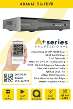 2MP AHD 4'lü Dome Kamera Seti İç Ortam Eksiksiz Full Set DX1 fotoğraf-3