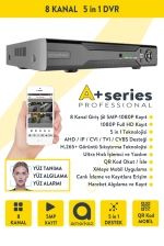 2MP AHD 8'li Kamera Seti Dış Ortam Eksiksiz Full Set KX2-8 fotoğraf-3