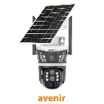 4MP 10X Optik Zoom 2 Kameralı Solar PTZ 4G Sim Kartlı Kamera fotoğraf-1