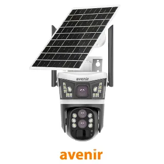 4MP 10X Optik Zoom 2 Kameralı Solar PTZ 4G Sim Kartlı Kamera