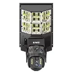4MP 2 Kameralı 10X Optik Zoom 4G Sim Kartlı Solar Panelli Sokak Lambası fotoğraf-1