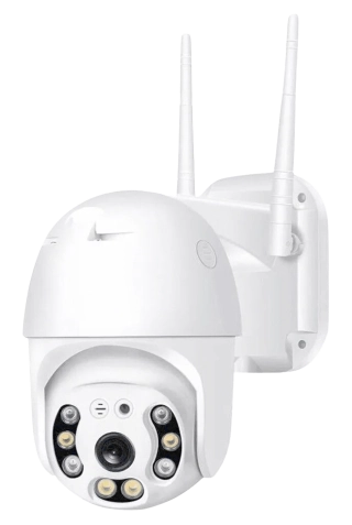 2MP Wi-Fi Speed Dome Kamera 4 Warm Led Renkli Gece Görüş 360° Panoramik