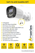 5MP AHD Gece Renkli Full Color 4 Kameralı AHD Full Hazır Set | AHD-1007-4 fotoğraf-2