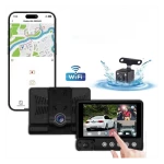 CN-116GPS LCD Ekranlı Wifi Ve GPS Destekli Araç Kamerası fotoğraf-3