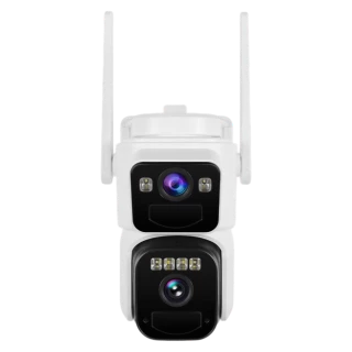 CN-121G Çift Lensli 4MP Düşük Güçlü 4G Solar PT Kamera