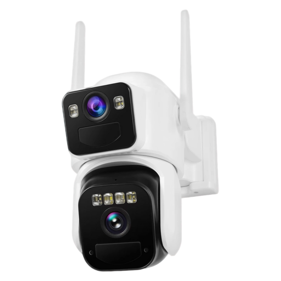 CN-121G Çift Lensli 4MP Düşük Güçlü 4G Solar PT Kamera