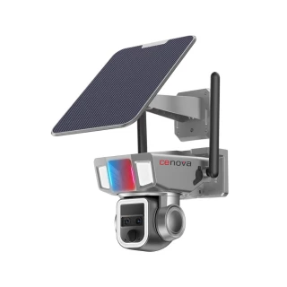 CN-202G-20X 2K Çift Lensli Düşük Güçlü 4G Solar PTZ Kamera