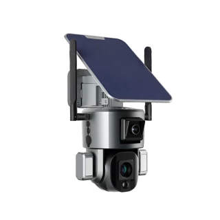 CN-204G-10X 4K Solar 4G Çift Lensli PTZ Kamera