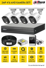 Dahua 2MP 4 Kameralı Renkli Gece Görüş AHD Full Set DH-HAC-B1A21P-U-IL.XVR1B04-I fotoğraf-1
