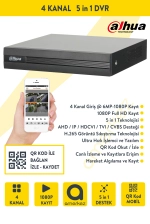 Dahua 2MP 4 Kameralı Renkli Gece Görüş AHD Full Set DH-HAC-B1A21P-U-IL.XVR1B04-I fotoğraf-3