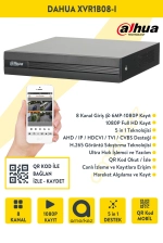 Dahua 2MP 8 Kameralı Renkli Gece Görüş AHD Full Set DH-HAC-B1A21P-U-IL.XVR1B08-I fotoğraf-3