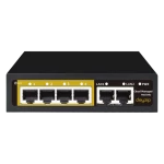 DZ-PS204D 4 Port PoE Akıllı Yönetilebilir Switch fotoğraf-1