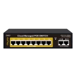 DZ-PS208G 8 Port PoE Akıllı Yönetilebilir Switch fotoğraf-1