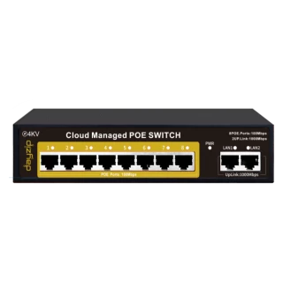 DZ-PS208G 8 Port PoE Akıllı Yönetilebilir Switch
