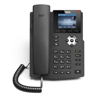 Fanvil X3SG Renkli Ekran Gigabit IP Telefon (PoE)-Siyah