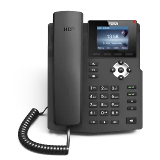 Fanvil X3SP Renkli Ekran IP Telefon (PoE)-Siyah