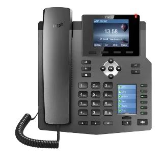 Fanvil X4 Renkli Ekran IP Telefon (PoE)-Siyah