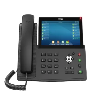 Fanvil X7 Dokunmatik Renkli Ekran IP Telefon (POE)-Siyah