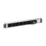 Formrack Sigortalı 6 Lı 19 Alüminyum Priz fotoğraf-1