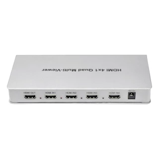 HDMI 4*1 MULTI-VİEWER HDMI Switch 4 in 1 Out with Quad MultiViewer