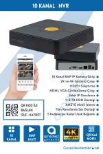 4MP IP Dahili Sesli ve Renkli 4 Kameralı IP Full Hazır Set | IP-5514-4 fotoğraf-3