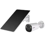 KIT/BF4CP-4G-0210B-XL/M0508 4MP 4G Battery Bullet Network Camera Solar Monitoring System fotoğraf-1