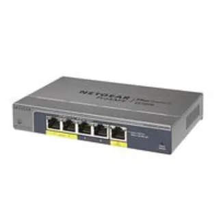 NetGear GS105PE-10000S 5 Portlu 10/100/1000 Gigabit PoE pass through Tak Çalıştır Switch