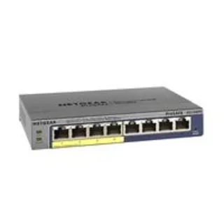 NetGear GS108PE-300EUS 8 Portlu 10/100/1000 Gigabit ProSafe Switch, 4 PoE Port (53W)