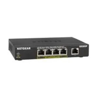 NetGear GS305P-100PES 5 Portlu 10/100/1000 Gigabit 1-4 port PoE li Tak-Çalıştır Switch (55W)