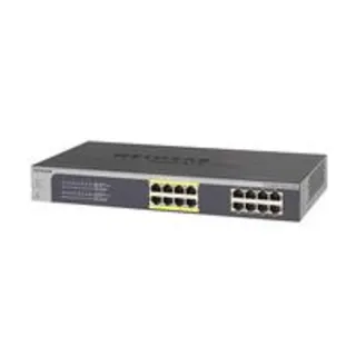 NetGear JGS516PE-100EUS 16 Portlu 10/100/1000 Gigabit Prosafe Plus Switch, 8 Port PoE (85W)