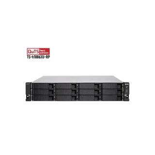 QNAP TS-h1886XU-RP-R2-D1622-32GB RAM 18 Hdd Yuvalı Rack NAS