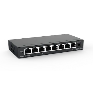 Reyee RG-ES108GD 8 Portlu, 10/100/1000 Gigabit, Tak Çalıştır Switch, Metal Kasa