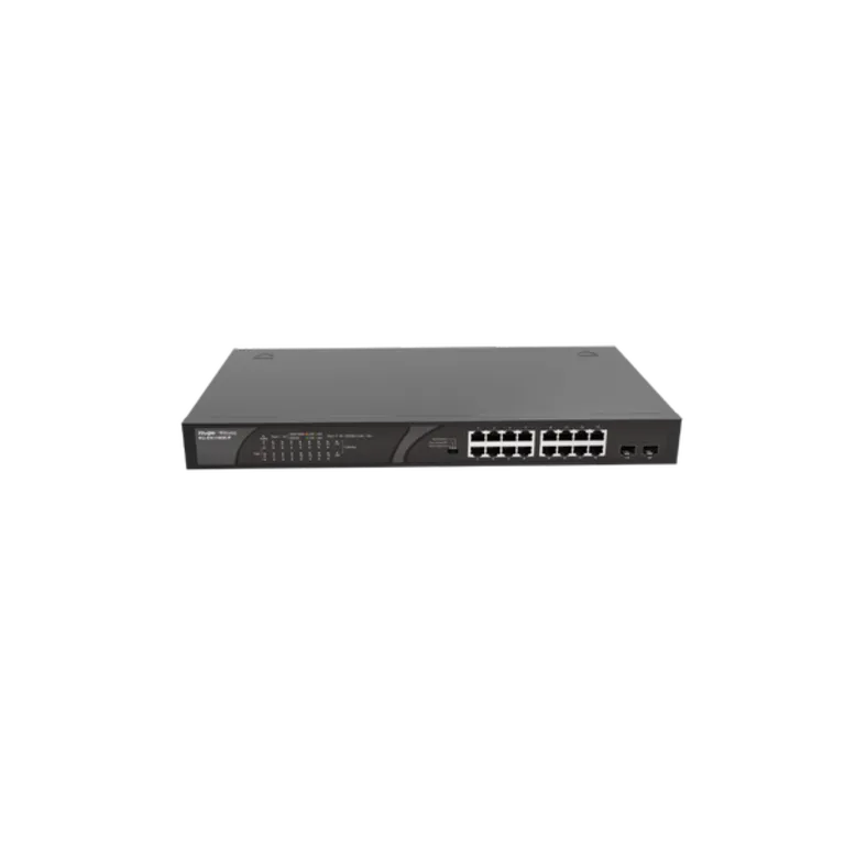 Reyee RG-ES118GS-P 18 Portlu, 10/100/1000 Gigabit, Tak Çalıştır Switch, 2 x SFP, 16 Port PoE+ (247W)