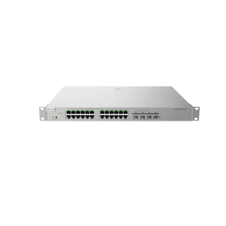 Reyee RG-NBS5100-24GT4SFP-P 24 Portlu, 10/100/1000 Gigabit, L2+ Yönetilebilir Switch, 4 x SFP, 24 Port PoE+ (370W)