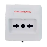 Teknim TFB-3165W Acil Durum Butonu, Beyaz fotoğraf-1