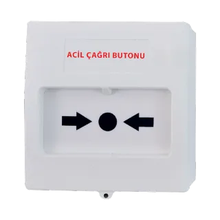 Teknim TFB-3165W Acil Durum Butonu, Beyaz