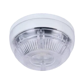 Teknim TFS-1182W Akıllı Adresli Dahili İzolatörlü Flaşörlü Yangın Alarm Sireni, Beyaz