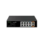 Tiandy PS-1008E-2GI 8 Port Yönetilmeyen AI POE Switch fotoğraf-1