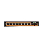 Tiandy PS-1008G-2SFP 8 PoE Port Gigabit / 2 Gigabit SFP AI PoE Switch fotoğraf-1