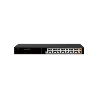 Tiandy PS-1022E2G-2G 24 Port Yönetilmeyen AI AI Hybrid PoE Switch