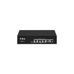 ttec 0665P 4 Portlu, 10/100 Fast Ethernet, Tak Çalıştır Switch, 2 Fast Ethernet Uplink, 4 Port PoE+ (65W) (TSS) fotoğraf-1