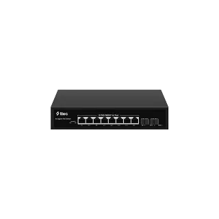 ttec 10120P-2SFP 8 Portlu, 10/100/1000 Gigabit, Tak Çalıştır Switch, 2 SFP, 8 Port PoE+ (120W) (TSS)