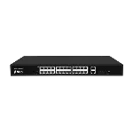 ttec 28400PG-2SFP 24 Portlu, 10/100/1000 Gigabit, Tak Çalıştır Switch, 2 Gigabit Uplink, 2 SFP, 24 Port PoE+ (400W) (TSS) fotoğraf-1