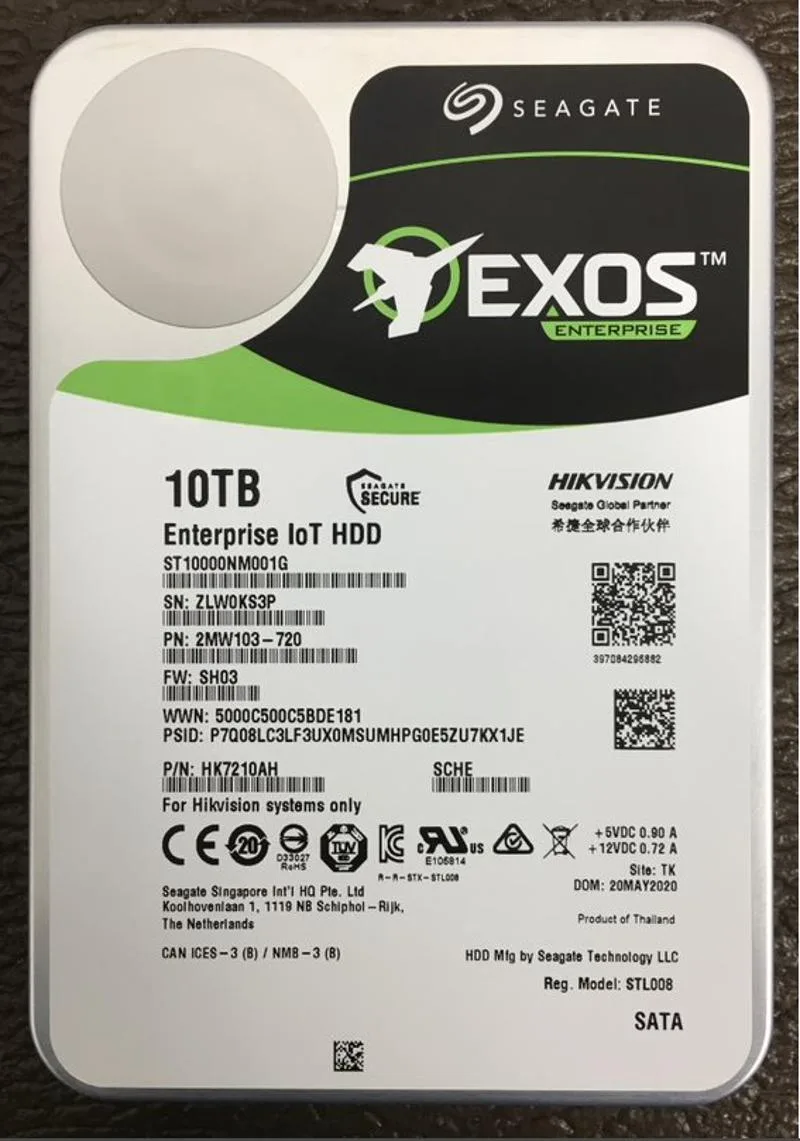 Hikvision (EOL)DS-AIoT HDD HK7210AH/10T*1 - Hibrit kayıt cihazı
