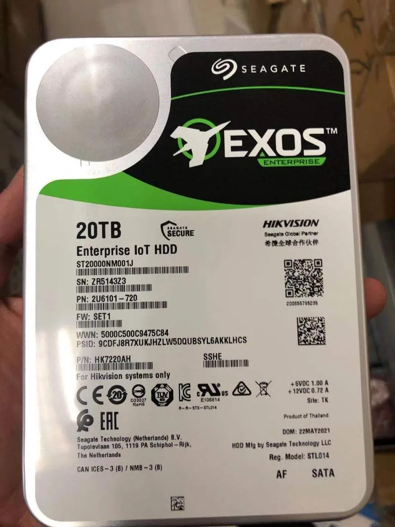 Hikvision (EOL)DS-AIoT HDD HK7220AH/20T*1 - Hibrit kayıt cihazı