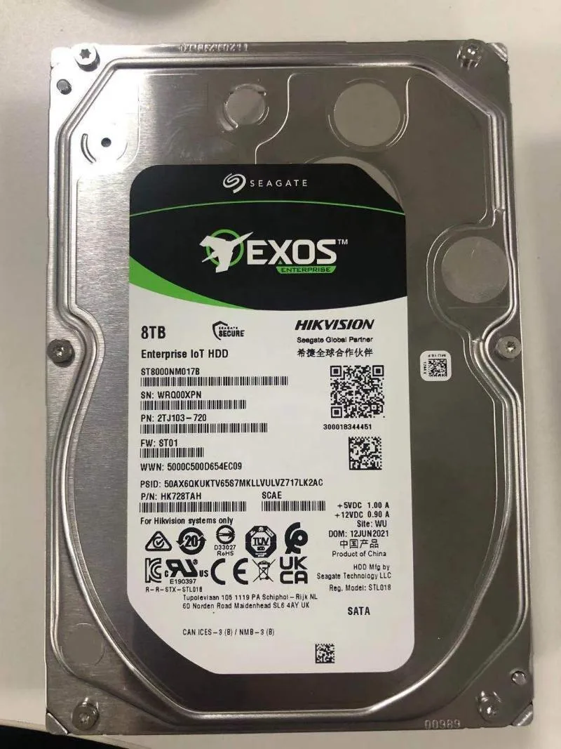 Hikvision (EOL)DS-AIoT HDD HK728TAH/8T*1 - Hibrit kayıt cihazı