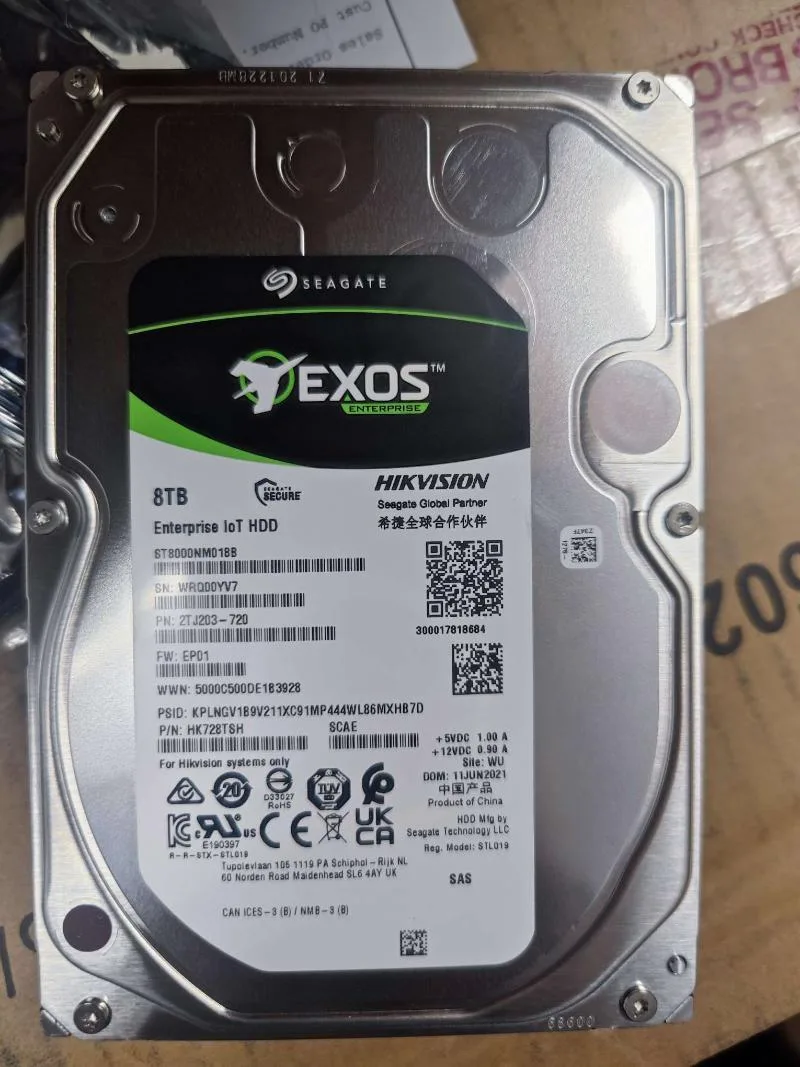Hikvision (EOL)DS-AIoT HDD HK728TSH/8T*1 - Hibrit kayıt cihazı