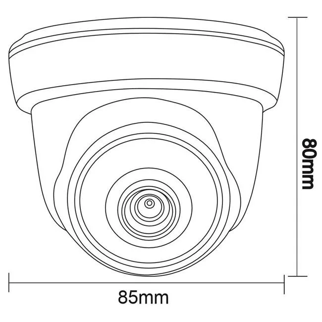 Uranium ANHD07-D2036A - Dome analog HD kamera