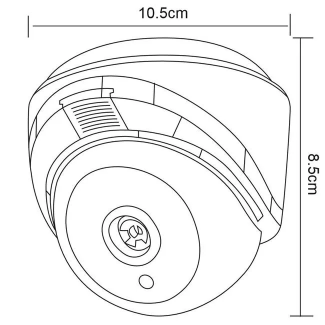 Uranium ANHD15-D2036B2 - Dome analog HD kamera