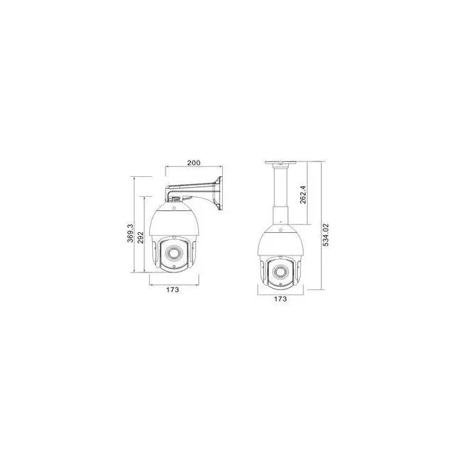 Uranium ANP-SP4008X20 - Dome IP kamera